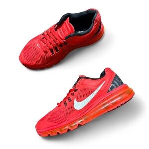 Nike Air Max+ 2013 Running Shoes — Pimento/Reflect, Youth 5.5Y / Women’s 7